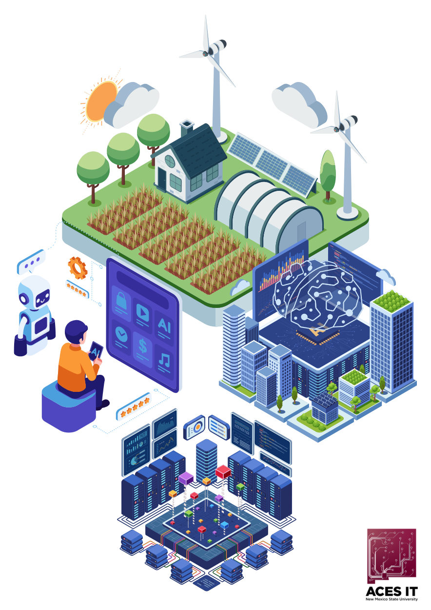 Agricultural research in the field